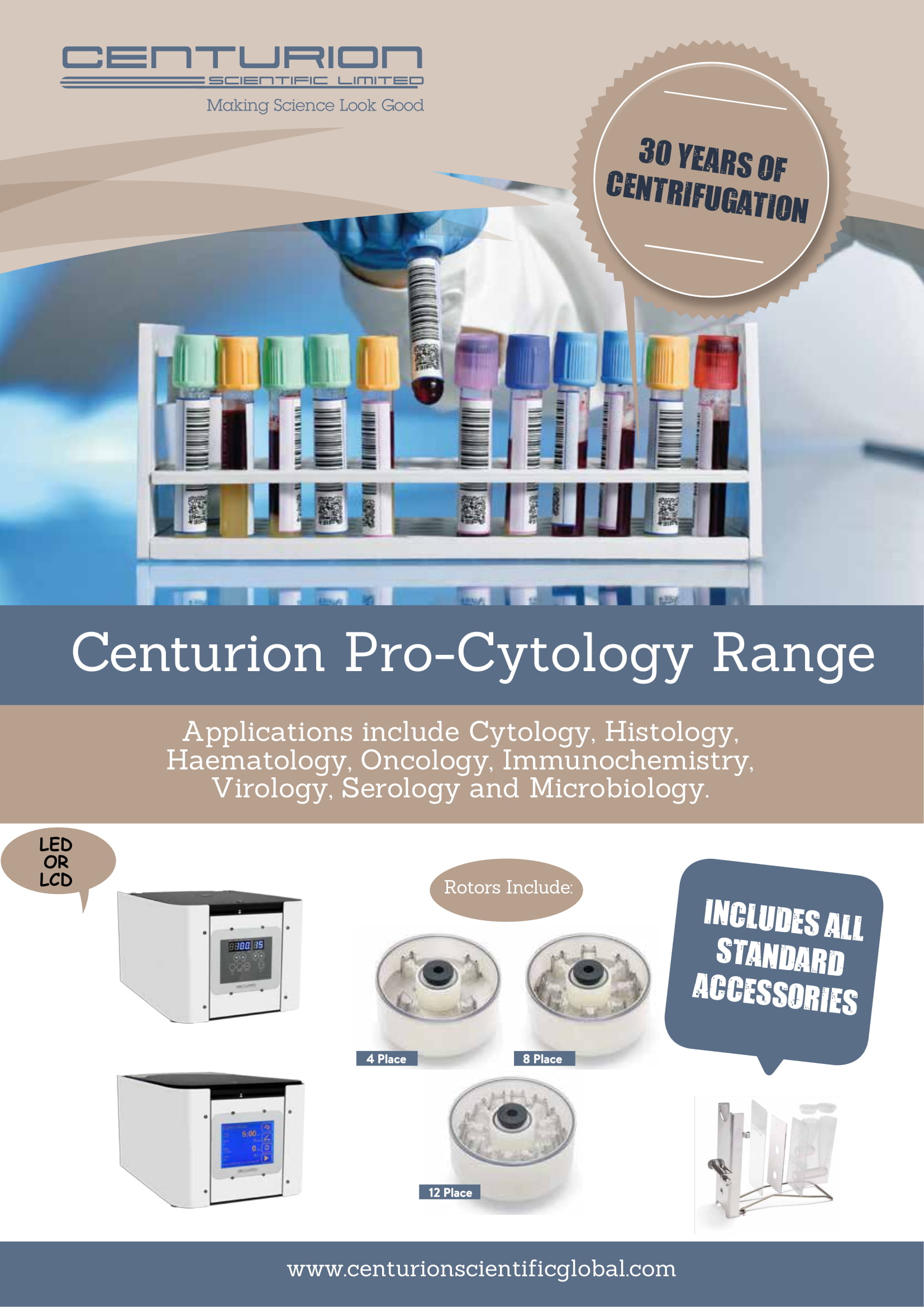 Ulotka wirówek do badań cytologicznych